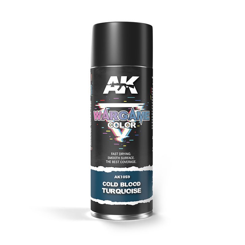 AK1059 COLOR SPRAY COLD BLOOD TURQUOISE - 400ml AK INTERACTIVE