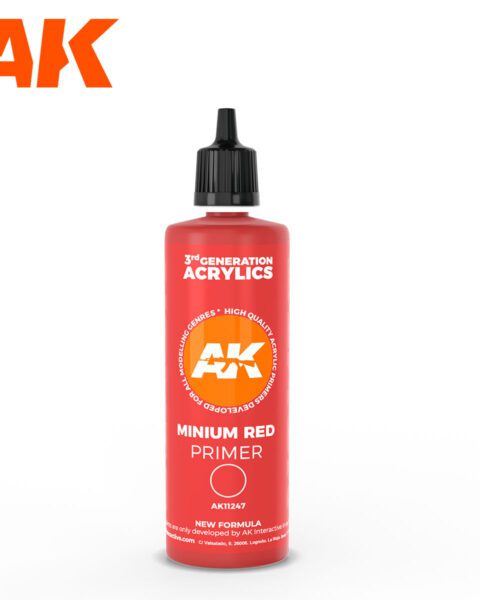 MINIUM RED SURFACE PRIMER 100ML AK INTERACTIVE AK11247