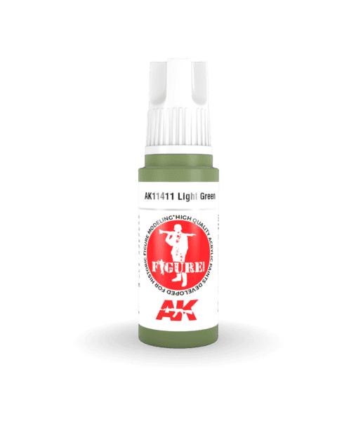 AK11411 3RD. FIGURE SERIES - LIGHT GREEN - 17ml colore acrilico per modellismo