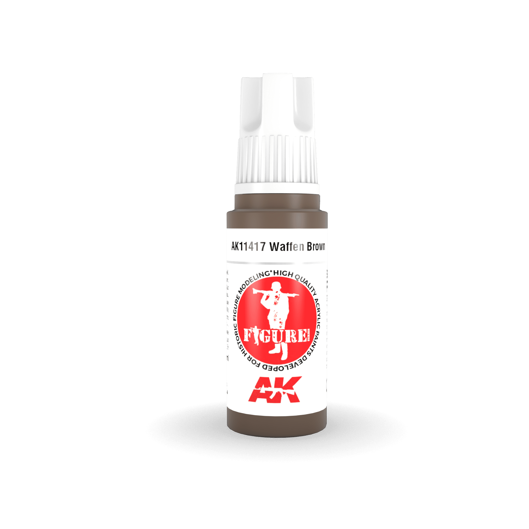 AK11417 3RD. FIGURE SERIES - WAFFEN BROWN - 17ml colore acrilico per modellismo