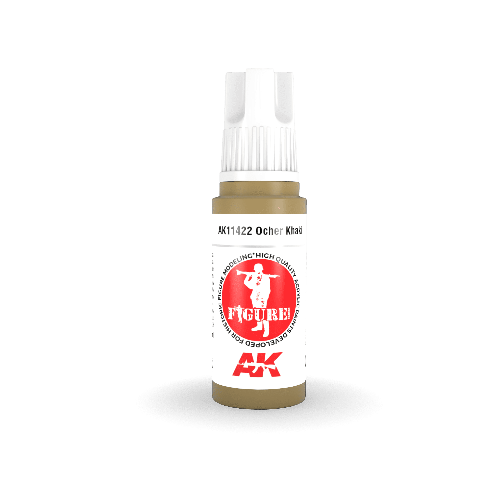 AK11422 3RD. FIGURE SERIES - OCHER KHAKI - 17ml colore acrilico per modellismo
