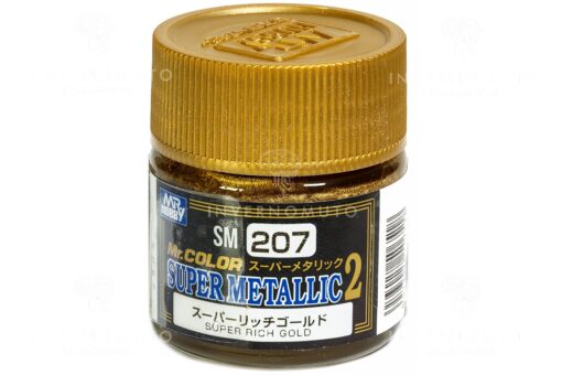 SM207 Gunze Super Metallic 2 Super Rich Gold Mr.Hobby colore modellismo