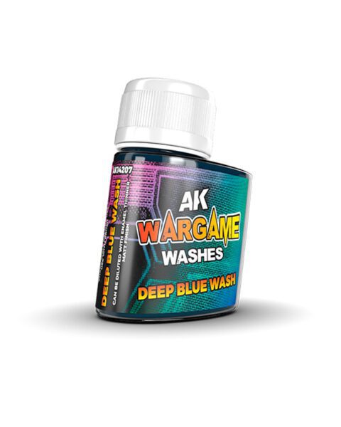 AK14207 WARGAME WASHES SERIES - AK INTERACTIVE - DEEP BLUE WASH
