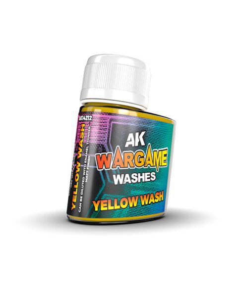 AK14212 WARGAME WASHES SERIES - AK INTERACTIVE - YELLOW WASH