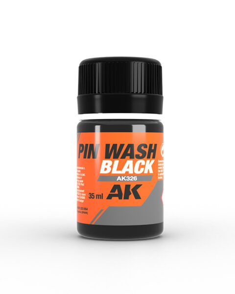 AK326 BLACK PIN WASH 35ml AK INTERACTIVE