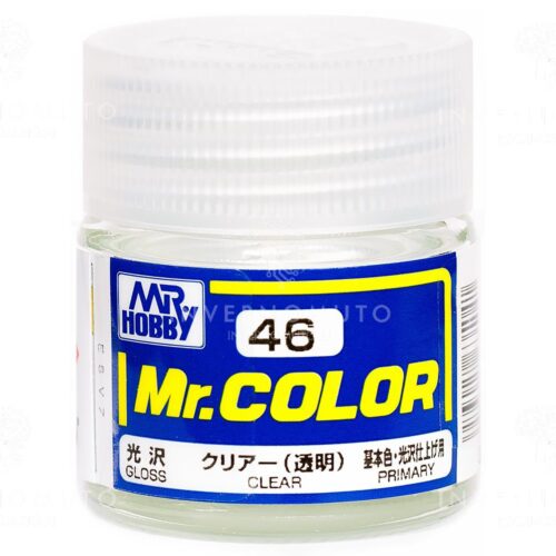 C-046 Gunze Lacquer smalto CLEAR | LUCIDO | PRIMARIO | 10ml colore modellismo