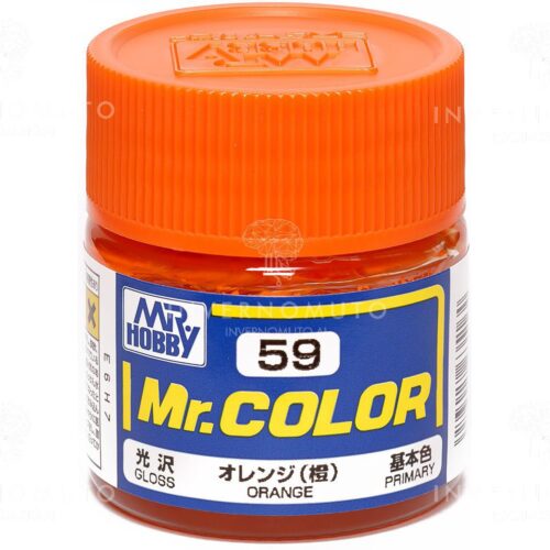 C-059 Gunze Lacquer smalto ORANGE/ARANCIO | SEMILUCIDO | PRIMARIO| 10ml colore modellismo