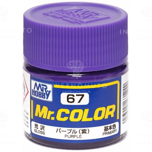 C-067 Gunze Lacquer smalto PURPLE/VIOLA | LUCIDO | PRIMARIO | 10ml colore modellismo