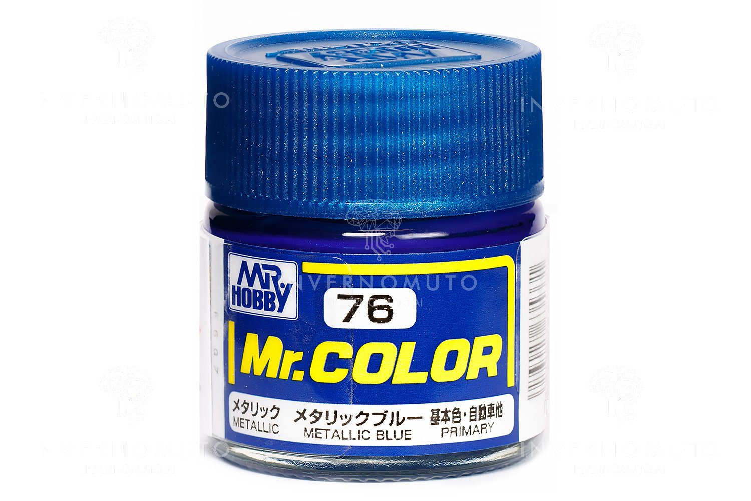 C-076 Gunze Lacquer smalto METALLIC BLUE | LUCIDO | PRIMARIO | 10ml colore modellismo