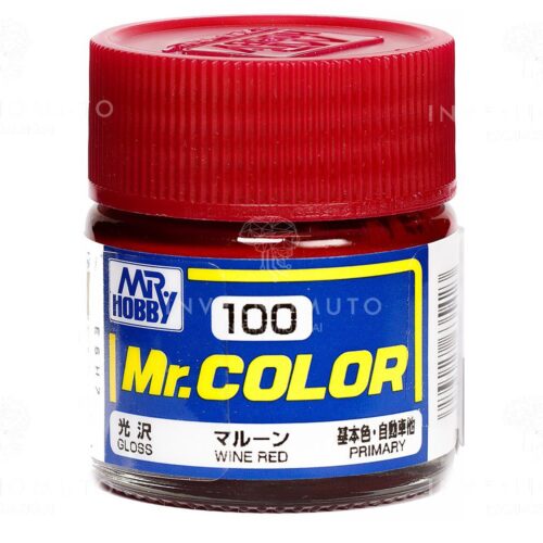 C-100 Gunze Lacquer smalto WINE RED | LUCIDO | PRIMARIO | 10ml colore modellismo