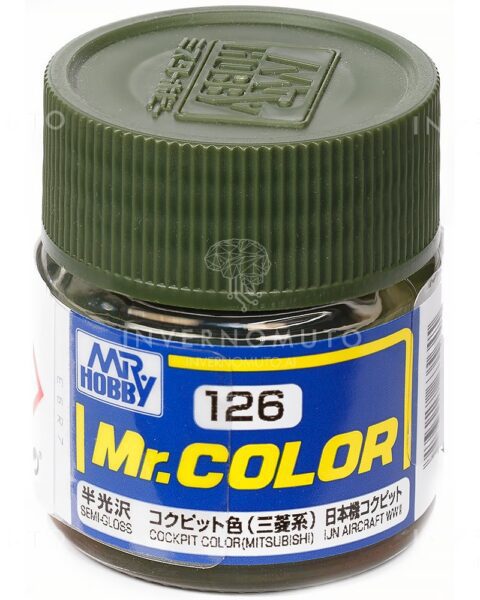 C-126 Gunze Lacquer smalto COCKPIT COLOR MITSUBISHI | LUCIDO | PRIMARIO | 10ml colore modellismo
