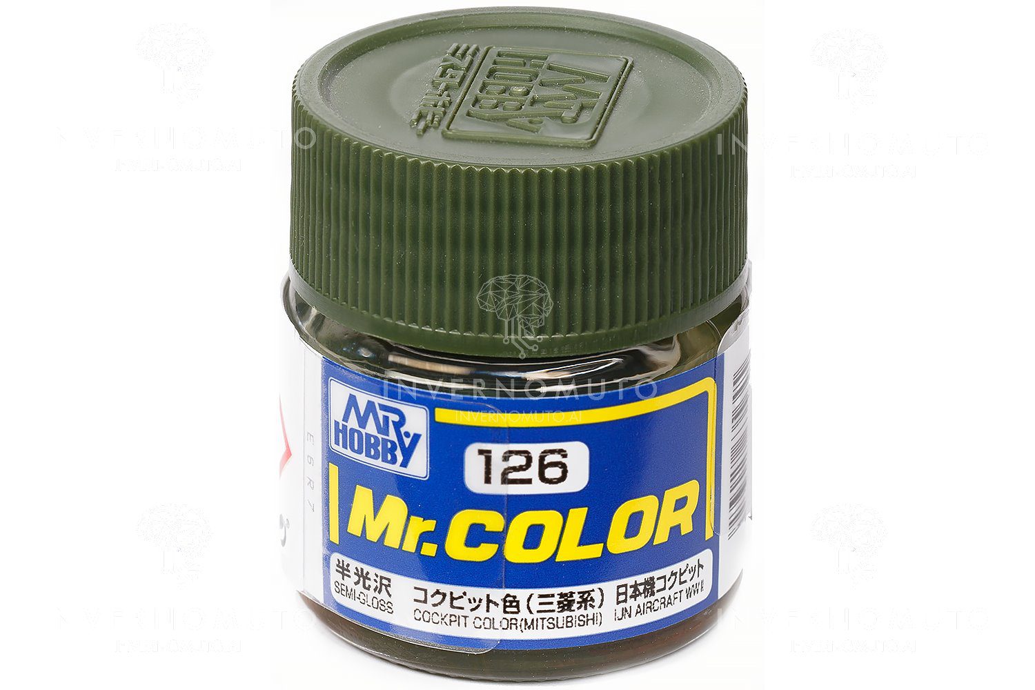 C-126 Gunze Lacquer smalto COCKPIT COLOR MITSUBISHI | LUCIDO | PRIMARIO | 10ml colore modellismo