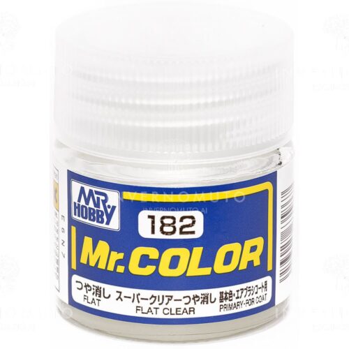 C-182 Gunze Lacquer smalto FLAT CLEAR/TRASPARENTE OPACO | OPACO| 10ml colore modellismo