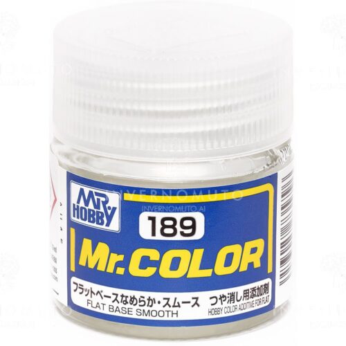C-189 Gunze Lacquer smalto FLAT BASE SMOOTH/BASE OPACA LISCIA | OPACO | PRIMARIO| 10ml colore modellismo