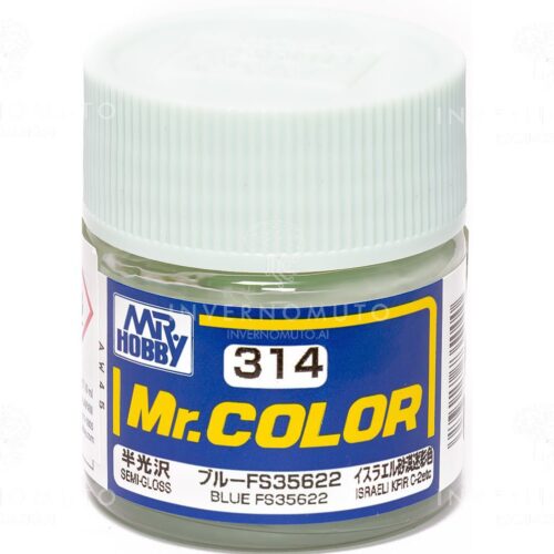 C-314 Gunze Lacquer smalto BLUE/BLU FS35622 | SEMILUCIDO | AIR ISRAELE  | 10ml colore modellismo