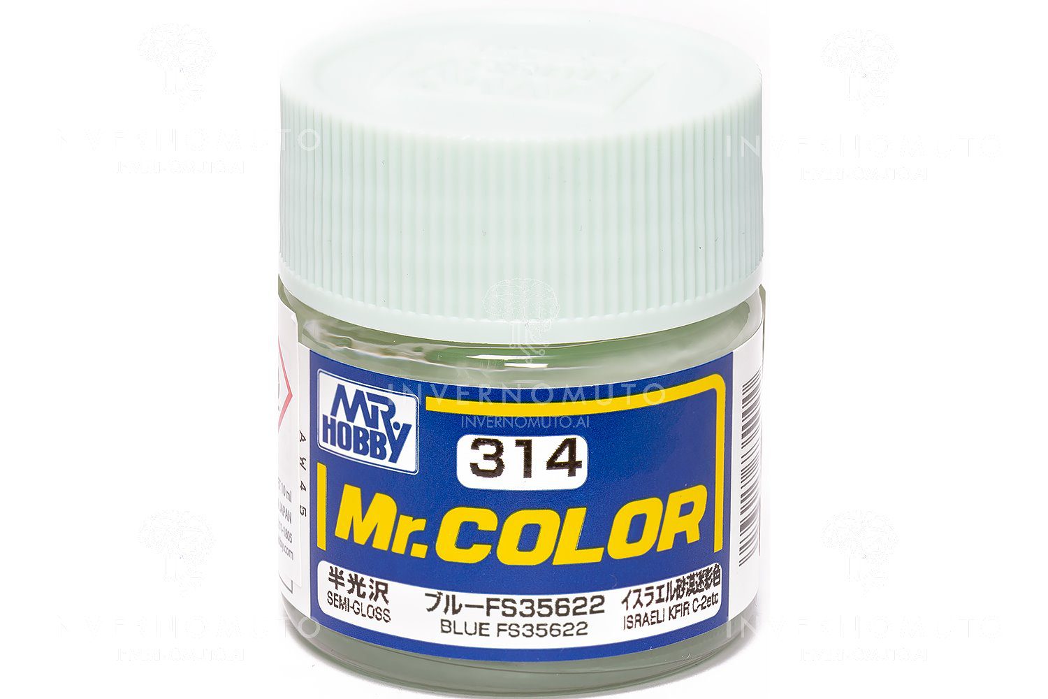 C-314 Gunze Lacquer smalto BLUE/BLU FS35622 | SEMILUCIDO | AIR ISRAELE | 10ml colore modellismo