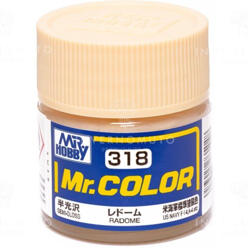 C-318 Gunze Lacquer smalto RADOME | SEMILUCIDO| AIR US | 10ml colore modellismo