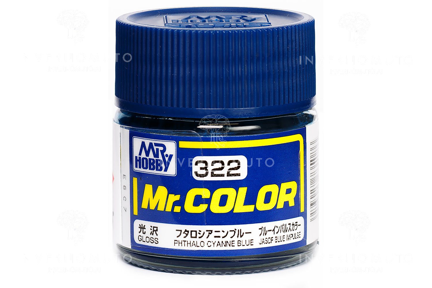 C-322 Gunze Lacquer smalto PHTHALO CYANNE BLUE | LUCIDO | PRIMARIO | 10ml colore modellismo