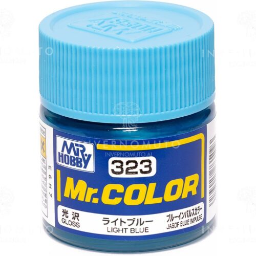 C-323 Gunze Lacquer smalto LIGHT BLUE/BLU CHIARO | LUCIDO | AIR JAP | 10ml colore modellismo
