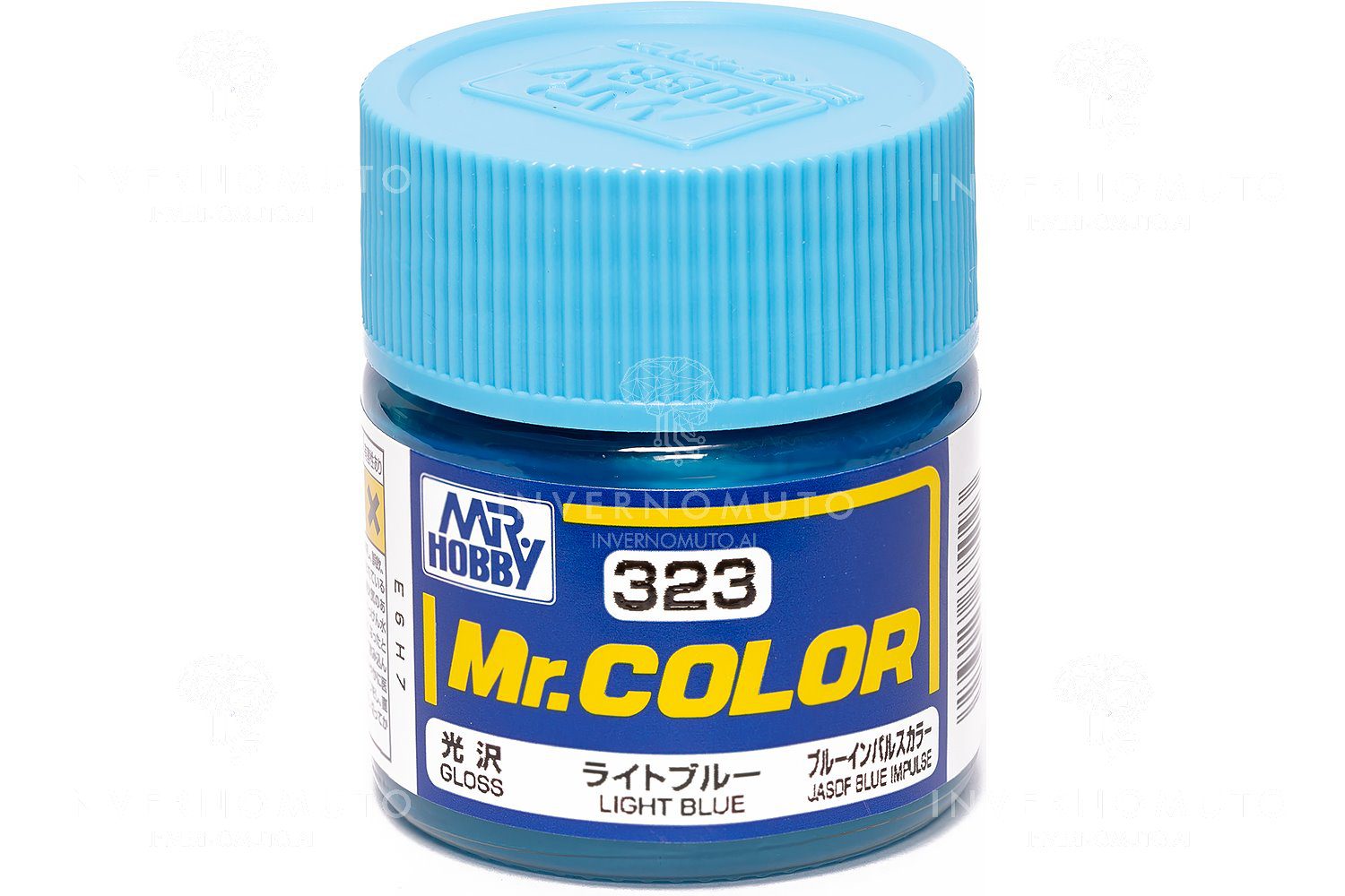 C-323 Gunze Lacquer smalto LIGHT BLUE/BLU CHIARO | LUCIDO | AIR JAP | 10ml colore modellismo