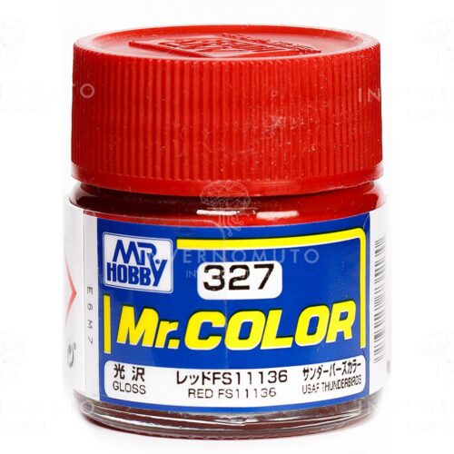 C-327 Gunze Lacquer smalto RED FS11136 | LUCIDO | PRIMARIO | 10ml colore modellismo