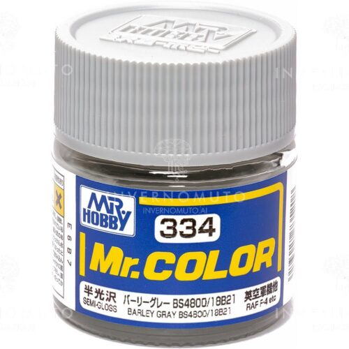 C-334 Gunze Lacquer smalto BARLEY GRAY/GRIGIO ORZO BS4800 18B21 | SEMIL | AIR UK  | 10ml colore modellismo
