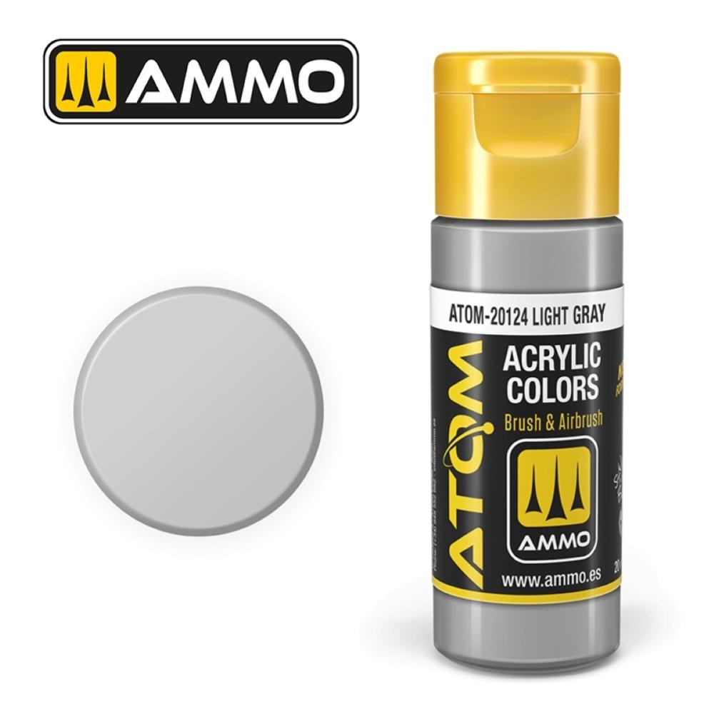 20124 – ATOM Light Gray – 20ml. Ammo Mig Colore acrilico Modellismo