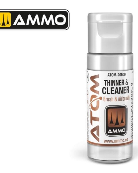 20500 – ATOM Thinner and Cleaner – 20ml. Ammo Mig