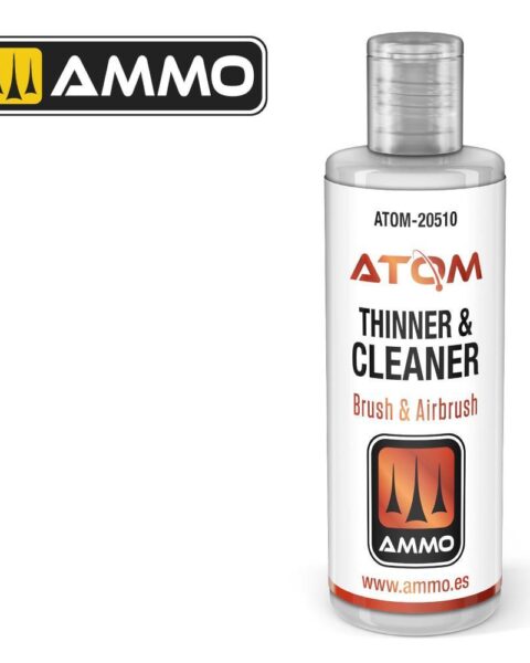 20510 – ATOM Thinner and Cleaner – 60ml. Ammo Mig