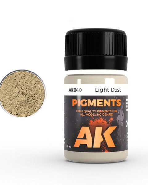 AK040 LIGHT DUST PIGMENT – PIGMENTO DE POLVO CLARO AK INTERACTIVE (35ML)