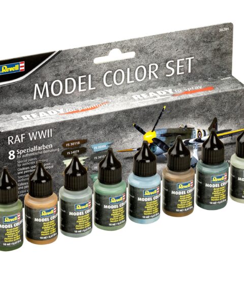 MODEL COLOR SET - RAF WWII - 8x18ml colore acrilico per modellismo REVELL 36201