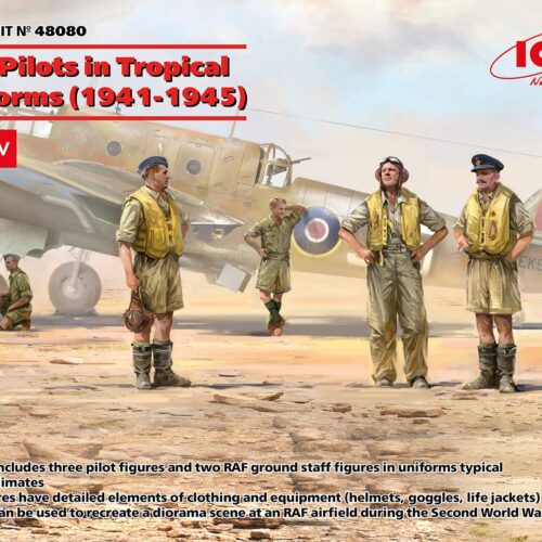 48080 – RAF Pilots in Tropical Uniforms (1941-1945) scala 1:48 ICM