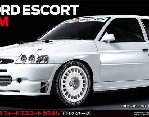 Tamiya 58691 FORD ESCORT Custom ’98 4WD TT-02  con servo vrx motore ed esc incluso