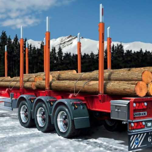 ITALERI – 3968 – TIMBER TRAILER scala 1:24  + COLLA OMAGGIO