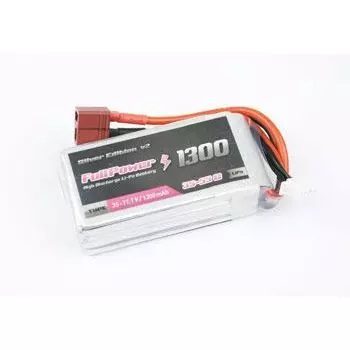 Batteria Lipo 3S 1300 mAh 35C Silver V2 - DEANS - FULLPOWER