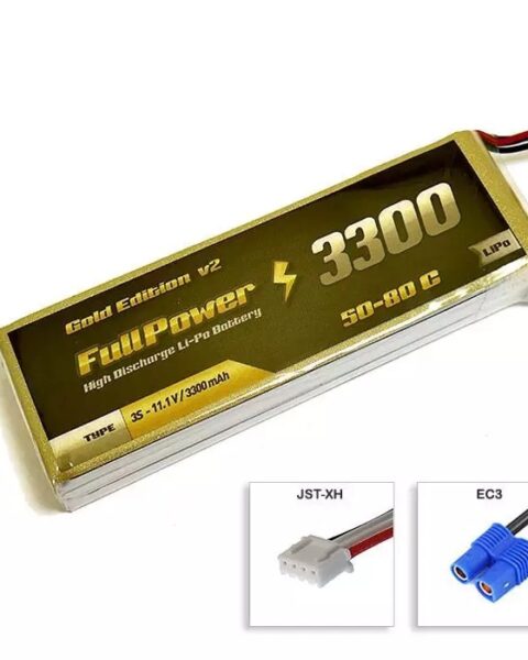 Batteria Lipo 3S 3300 mAh 50C Gold V2 - EC3 - FULLPOWER
