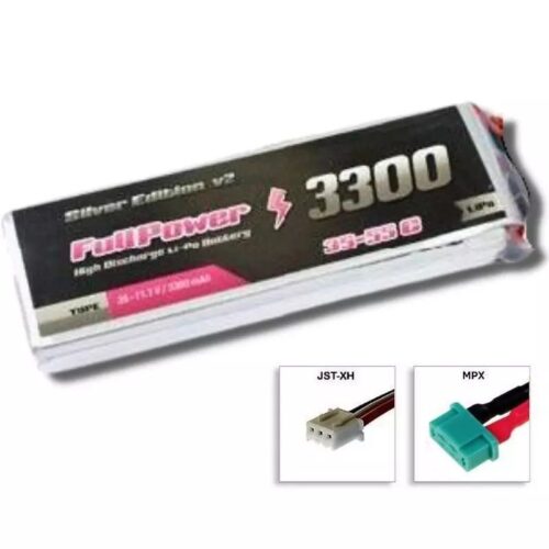 Batteria Lipo 3S 3300 mAh 35C Silver V2 – MPX – FULLPOWER
