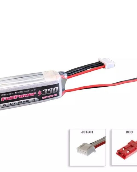 Batteria Lipo 3S 350 mAh 35C Silver V2 - BEC - FULLPOWER