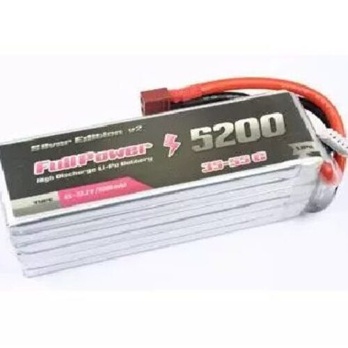 Batteria Lipo 3S 5200 mAh 35C Silver V2 – DEANS – FULLPOWER