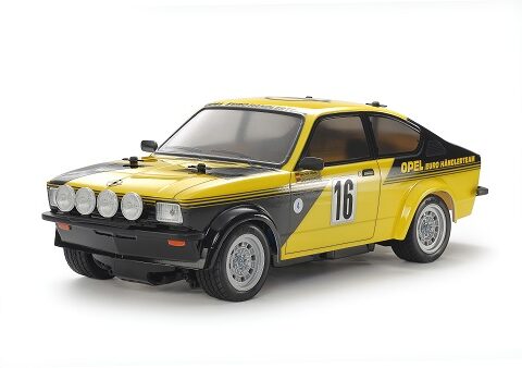 Tamiya 47499 OPEL KADETT GT/E PAINTED TELAIO MB-01 Super Combo: Radio + Ricevitore + Motore e ESC