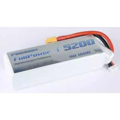 Batteria Lipo 4S 5200 mAh 90C PLATINUM – XT60 – FULLPOWER