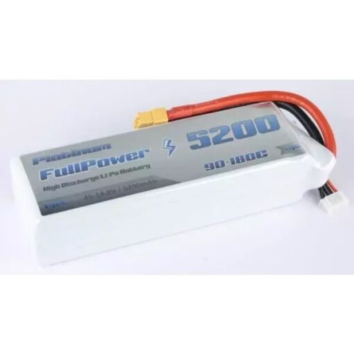 Batteria Lipo 4S 5200 mAh 90C PLATINUM - XT60 - FULLPOWER