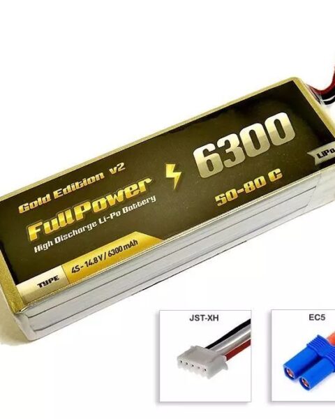Batteria Lipo 4S 6300 mAh 50C Gold V2 - EC5 - FULLPOWER