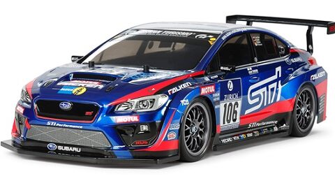 Tamiya 58607 SUBARU BRZ R&D SPORT 2014 Rd.2 FUJI (TT-02) scala 1:10 kit Super Combo: Radio + Ricevitore