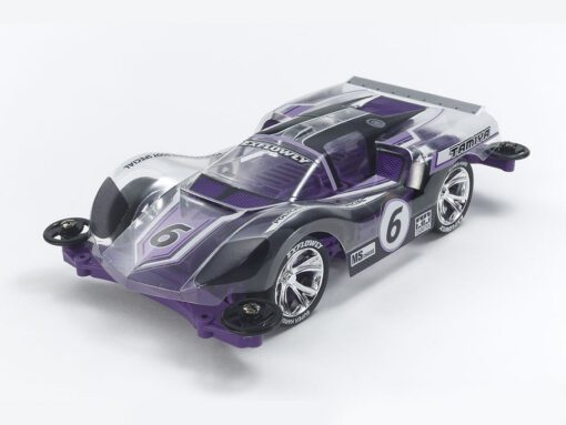 95571 - Mini4WD Exflowly Corpo in policarbonato speciale (viola) (MS)  TAMIYA