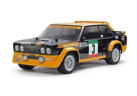 Tamiya 47494 FIAT 131 ABARTH RALLY OLIO FIAT PAINTED Telaio MF-01X kit