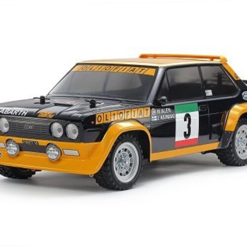 Tamiya 47494 FIAT 131 ABARTH RALLY OLIO FIAT PAINTED Telaio MF-01X kit