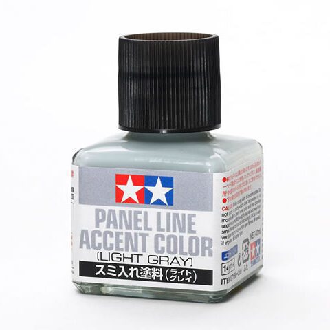 Panel Line Accent Color Light Gray - 40 ml Prime TAMIYA 87189