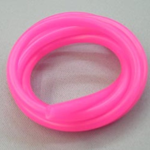 tubo silicone glow ø 2,5 int x 5mm esterno glow alocol 1 metro