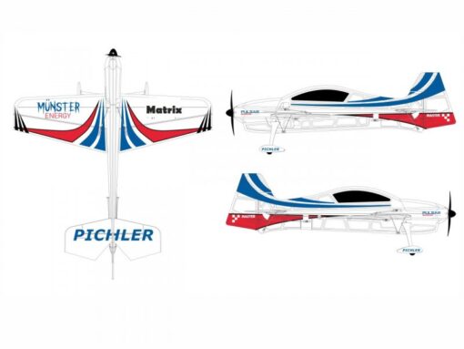 P15362 - Matrix (blu) / 840 mm PICHLER - immagine 2